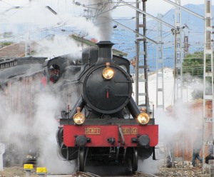 Preserved Spanish steam loco