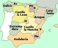 Regions of Spain