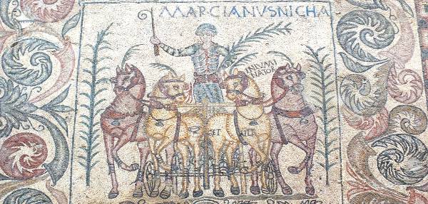 Charioteer mosaic Merida